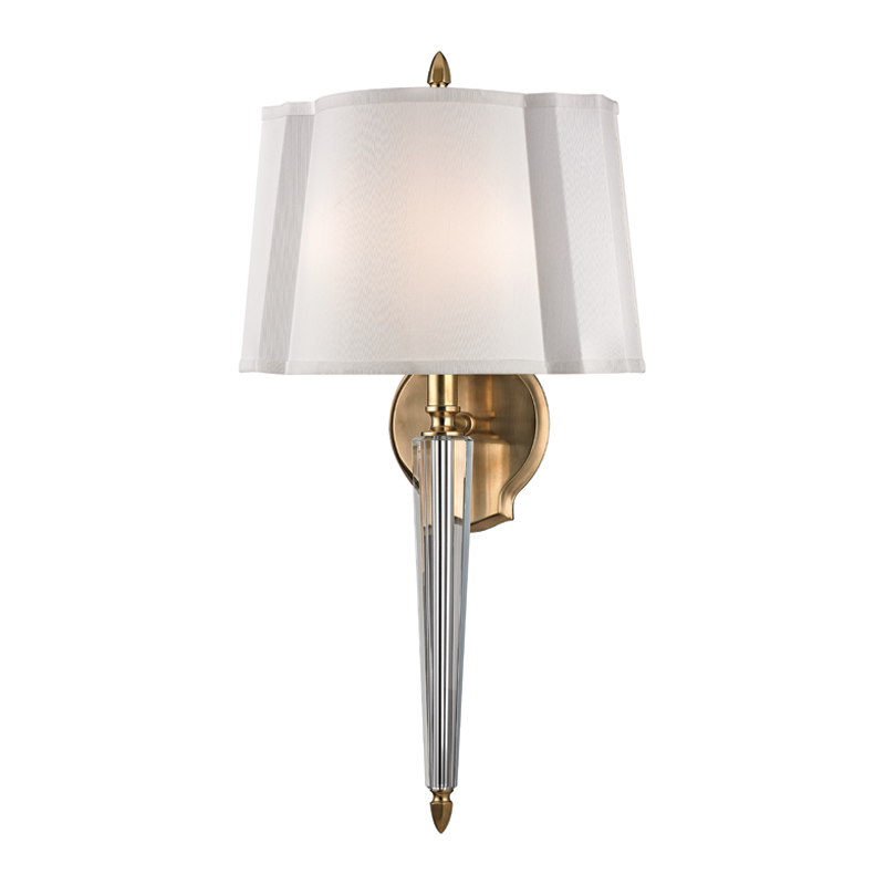 Oyster Bay Wall Sconce - Aged Brass