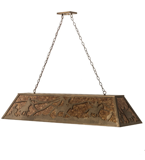 60"L Rustlers Oblong Pendant