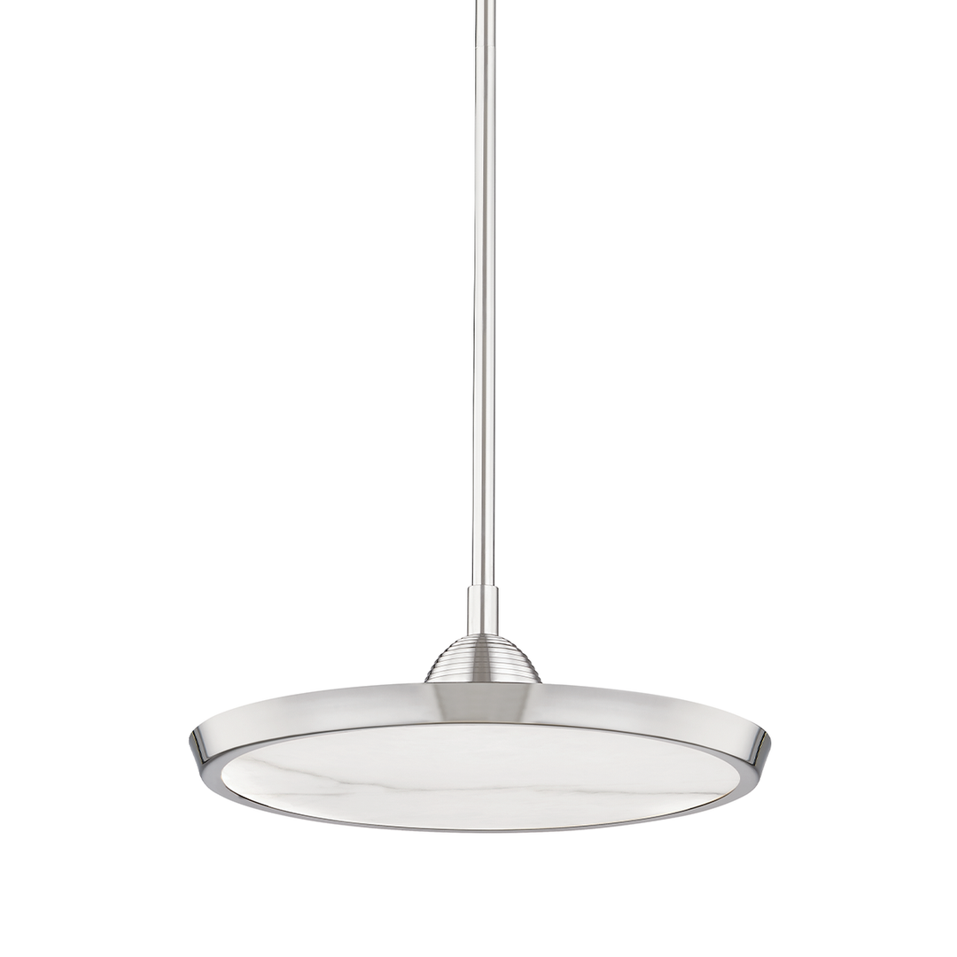 Draper Pendant 15" - Polished Nickel