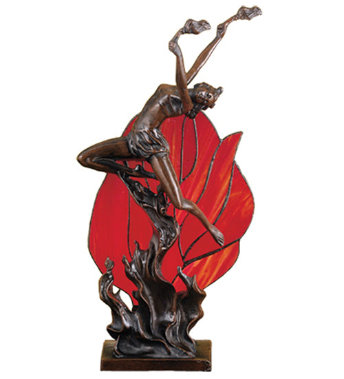 17.5"H Flame Dancer Accent Lamp