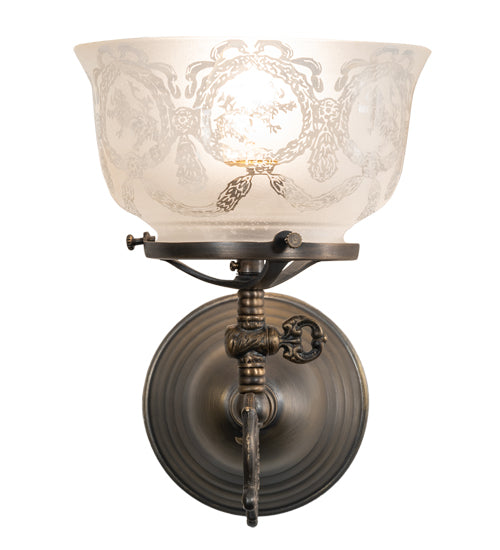 7" Wide Revival Gas & Electric Wall Sconce