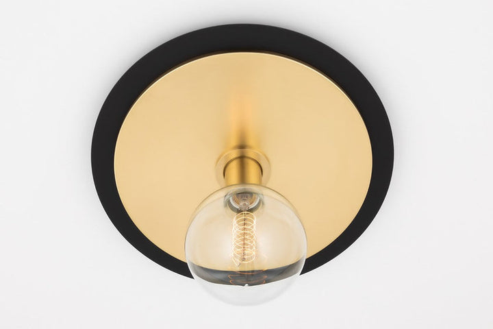 Milo Pendant 7" - Aged Brass/Dusk Black