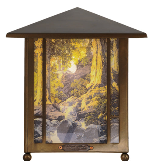 13" High Maxfield Parrish The Glen Lantern Accent Lamp