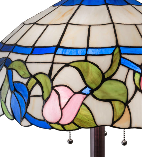 62" High Rose Vine Floor Lamp