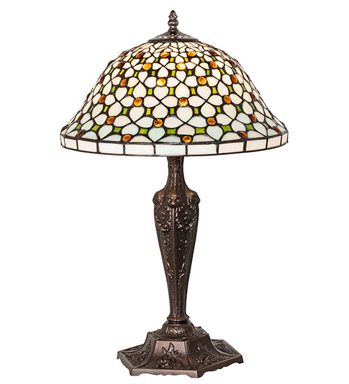 22"H Diamond & Jewel Table Lamp