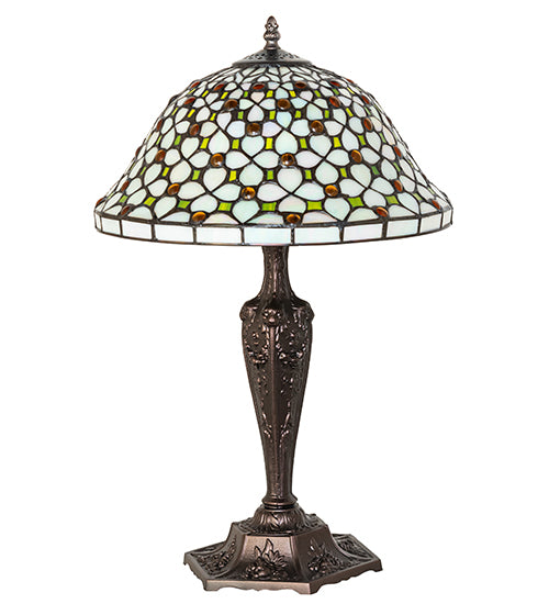 22"H Diamond & Jewel Table Lamp