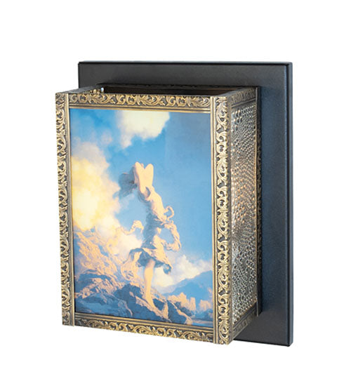 8" Wide Maxfield Parrish Ecstacy Wall Sconce