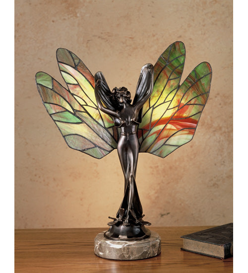 21.5"H Dragonfly Lady Accent Lamp