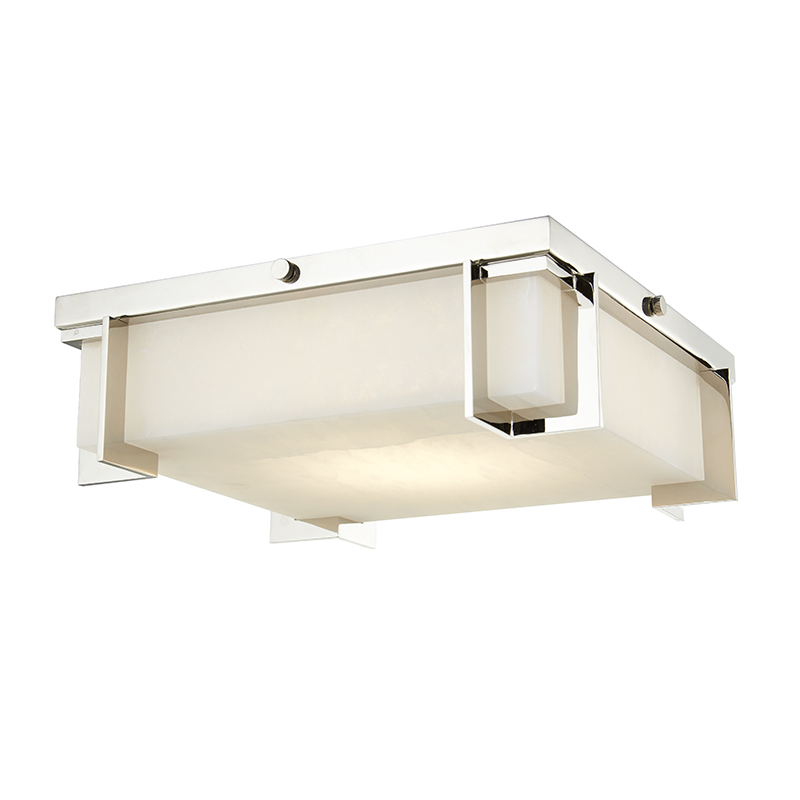 Delmar Flush Mount 13" - Polished Nickel