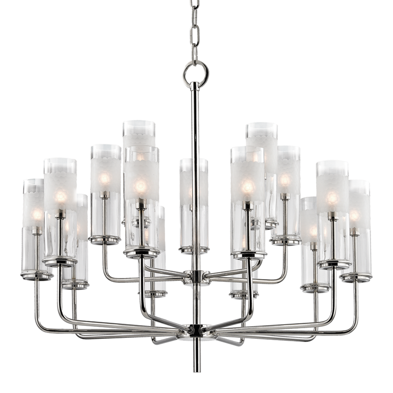 Wentworth Chandelier 26" - Polished Nickel