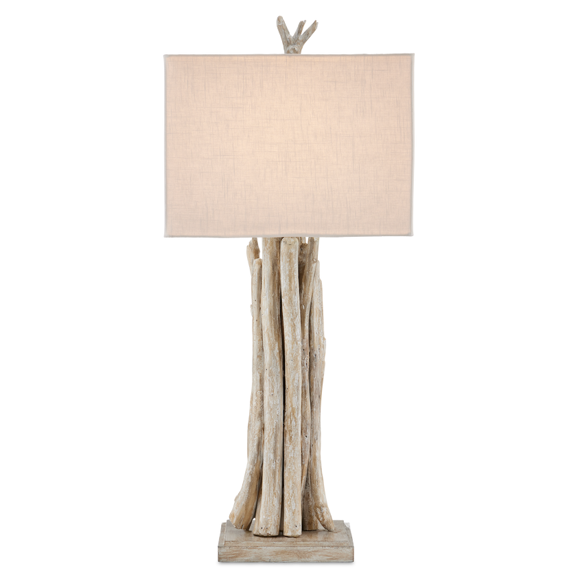 Driftwood Whitewash Table Lamp