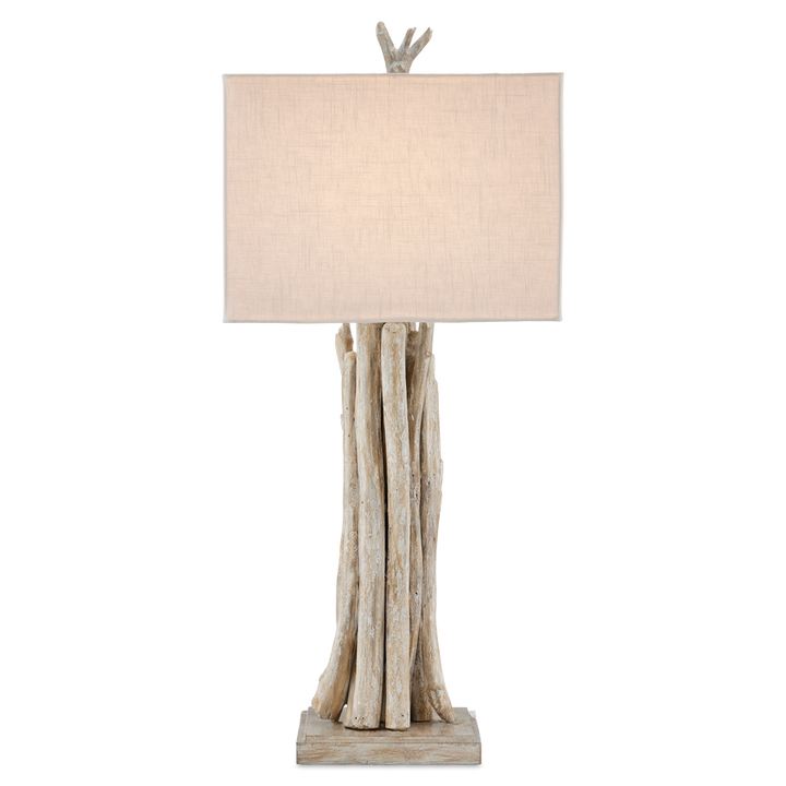 Driftwood Whitewash Table Lamp