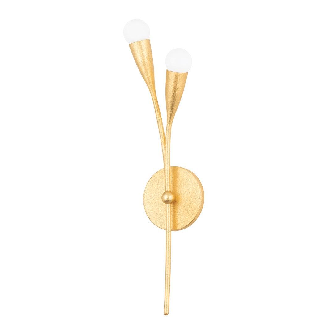 Elsa Wall Sconce - Gold Leaf