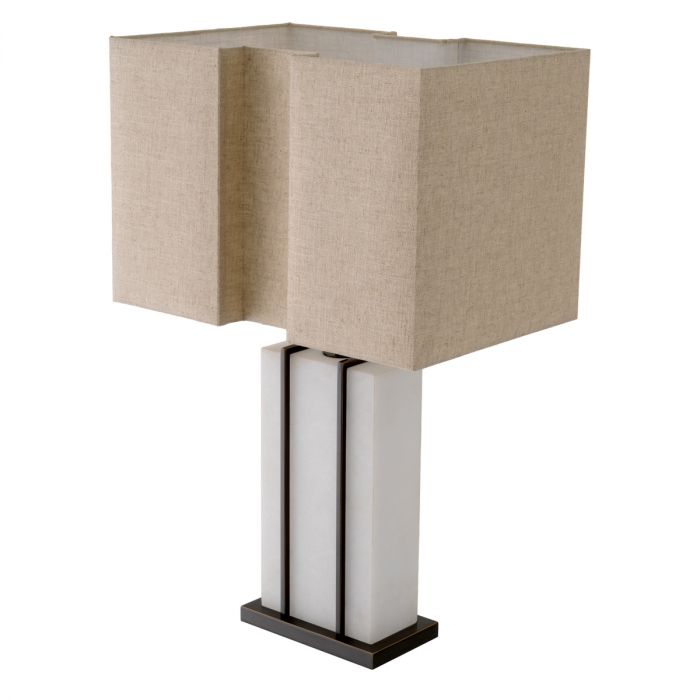 Table Lamp Graham Bronze Highlight Finish Including Shade