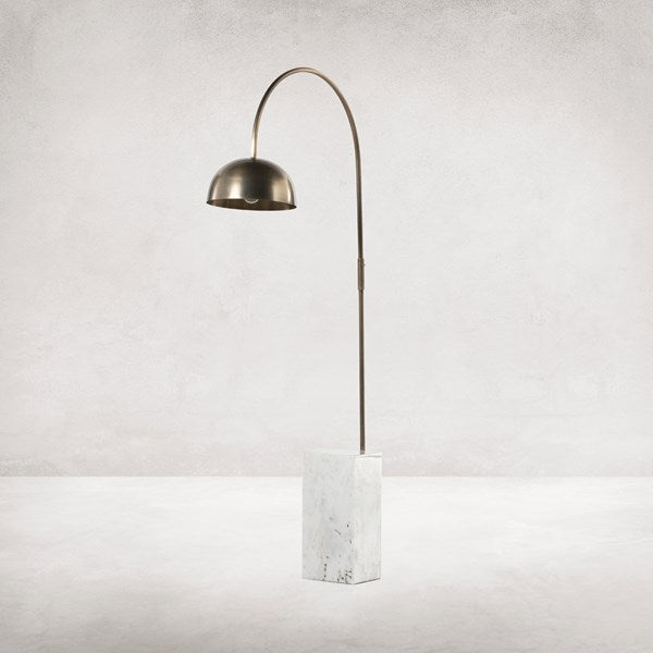 Jenkin Floor Lamp-Antique Brass