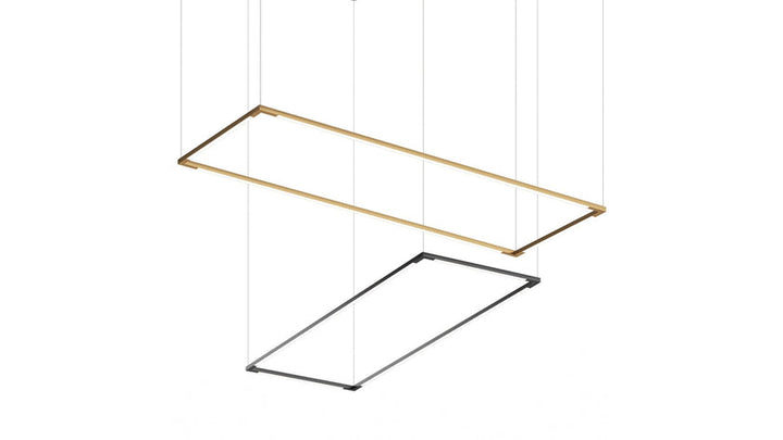 Z-Bar Pendant Medium Rectangle