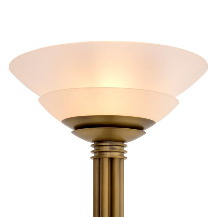 Floor Lamp Figaro Antique Brass Finish