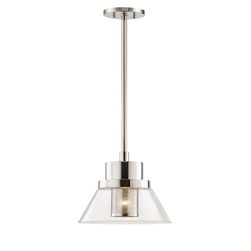 Paoli Pendant 10" - Polished Nickel