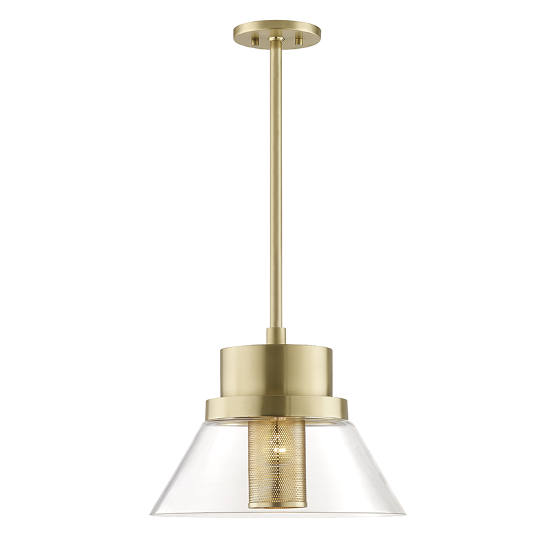 Paoli Pendant 12" - Aged Brass