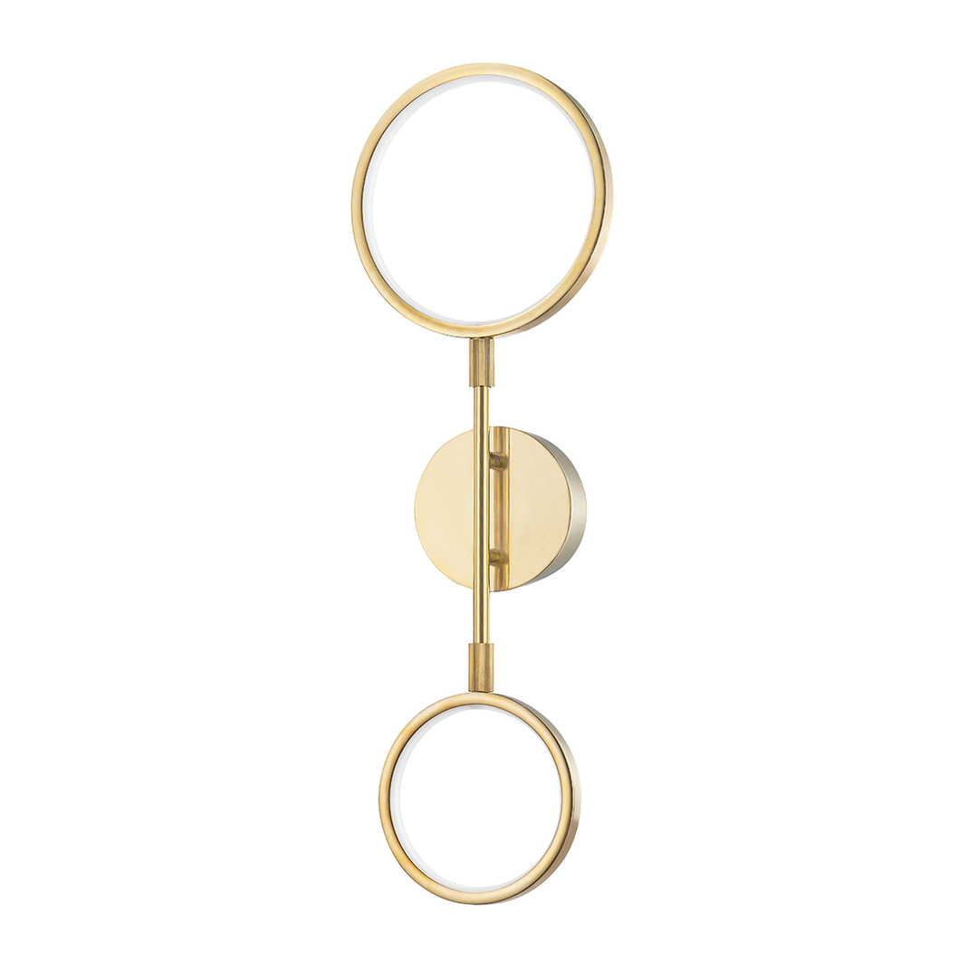 Saturn Wall Sconce - Aged Brass