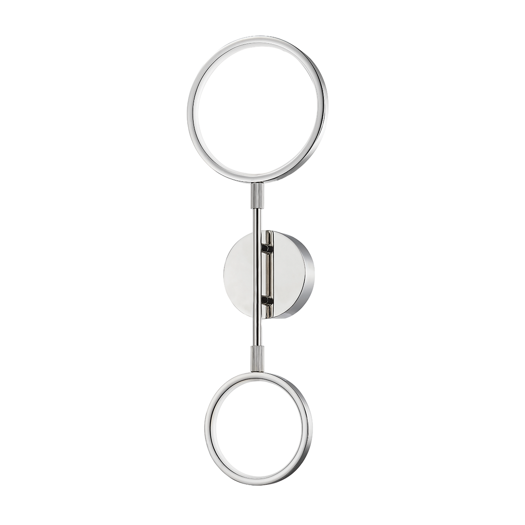 Saturn Wall Sconce - Polished Nickel