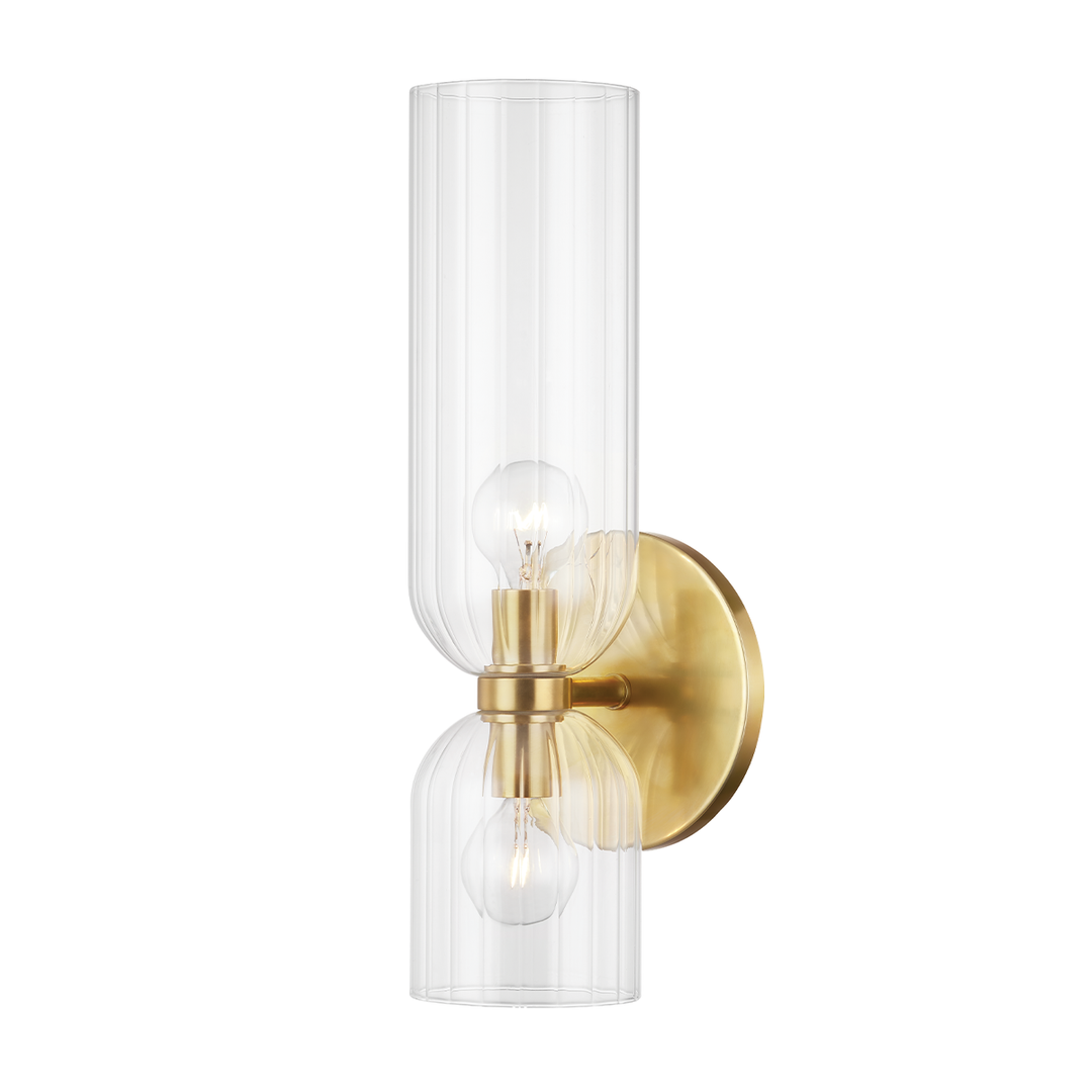 Sayville Wall Sconce - Aged Brass