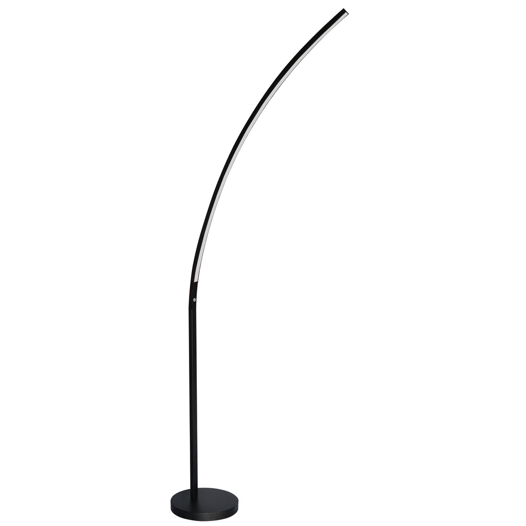 Dainolite 22W LED Floor Lamp Matte Black Finish