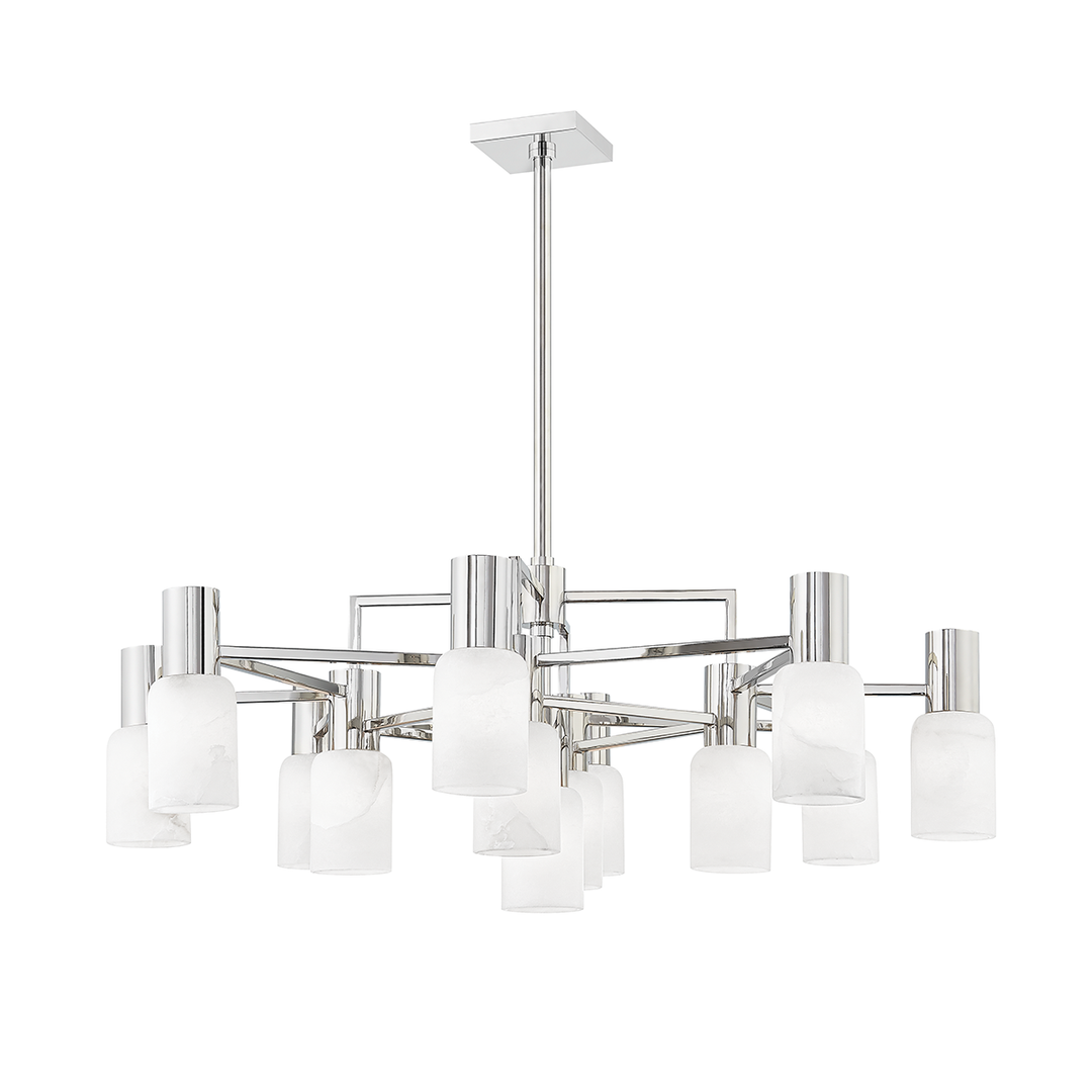 Centerport Chandelier - Polished Nickel