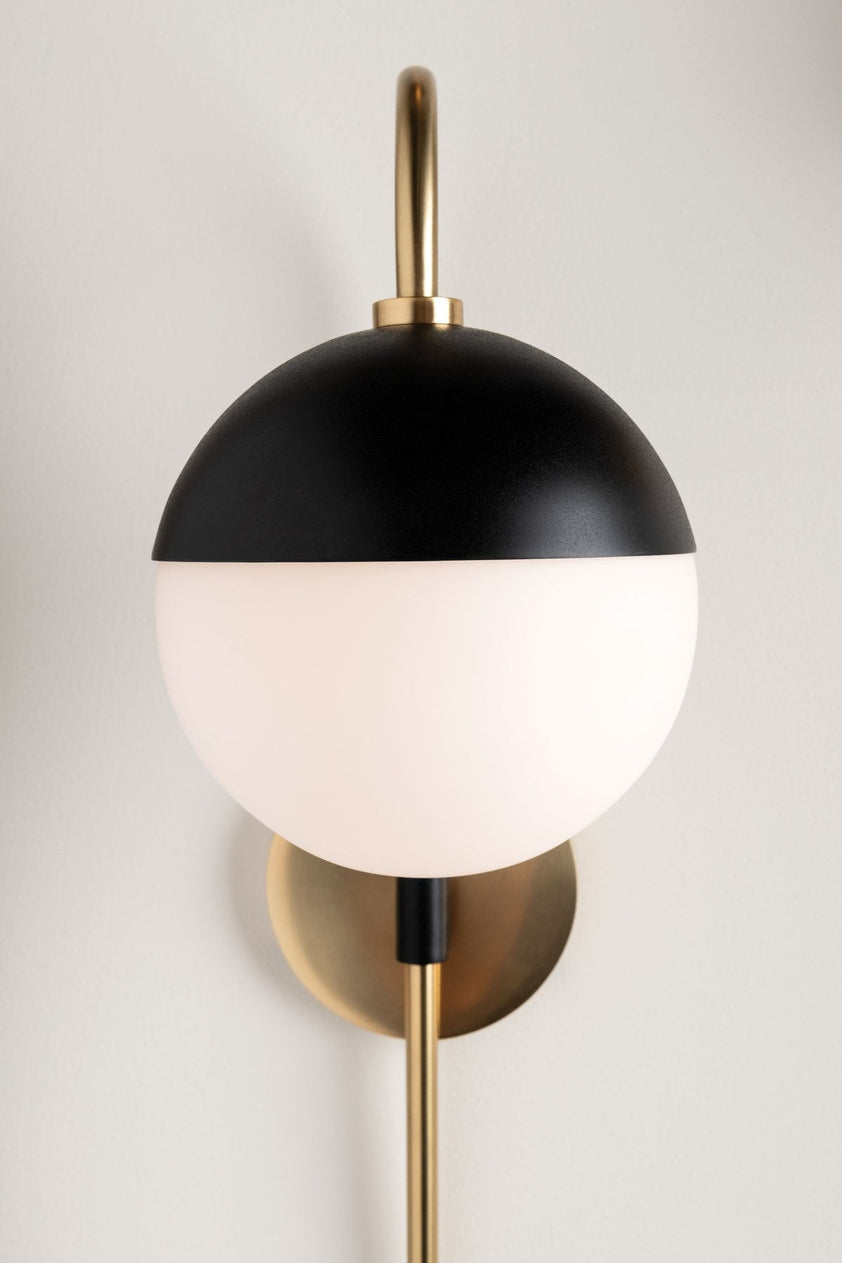 Renee Pendant - Polished Nickel/Dusk Black