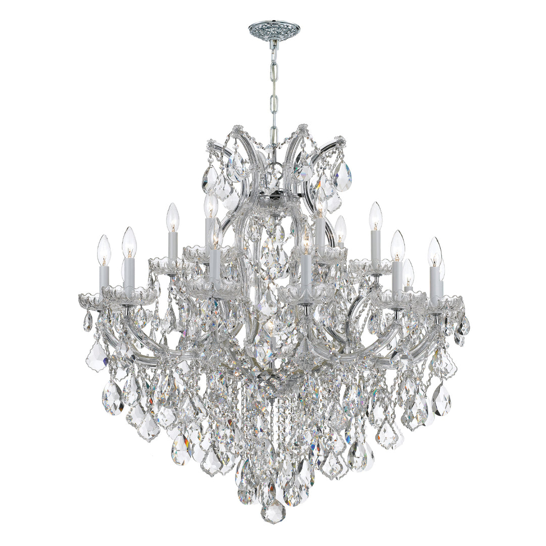 Maria Theresa 19 Light Spectra Crystal Gold Chandelier