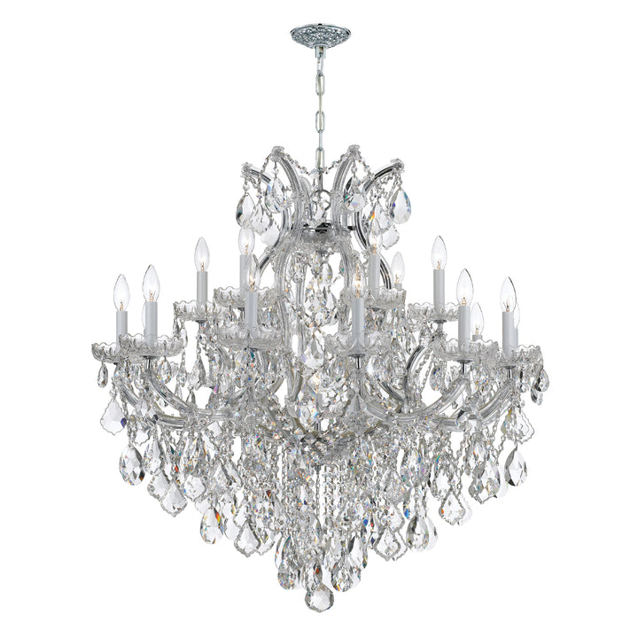 Maria Theresa 19 Light Spectra Crystal Gold Chandelier