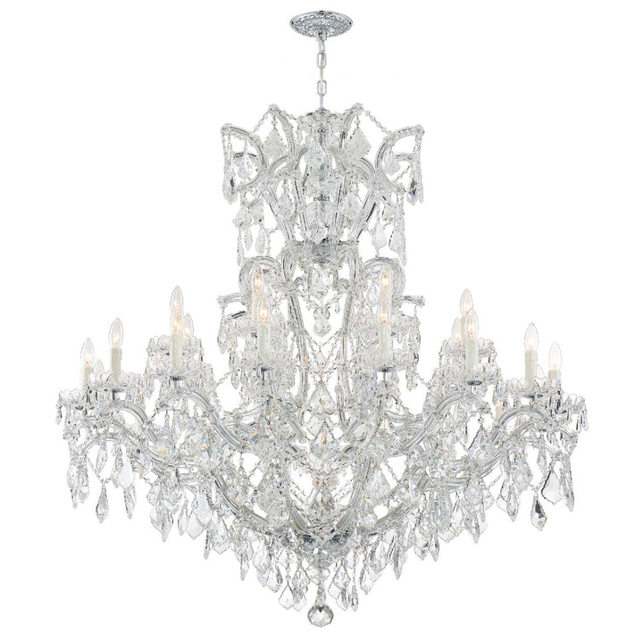 Maria Theresa 25 Light Swarovski Strass Crystal Gold Chandelier