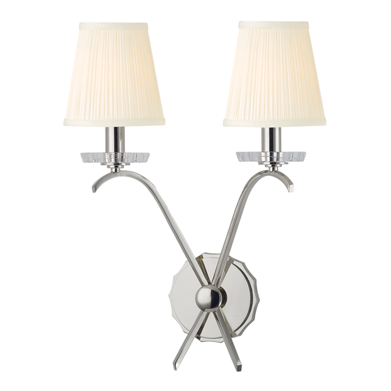 Clyde Wall Sconce - Polished Nickel