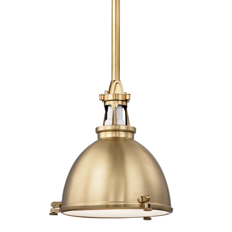 Massena Pendant 15" - Aged Brass