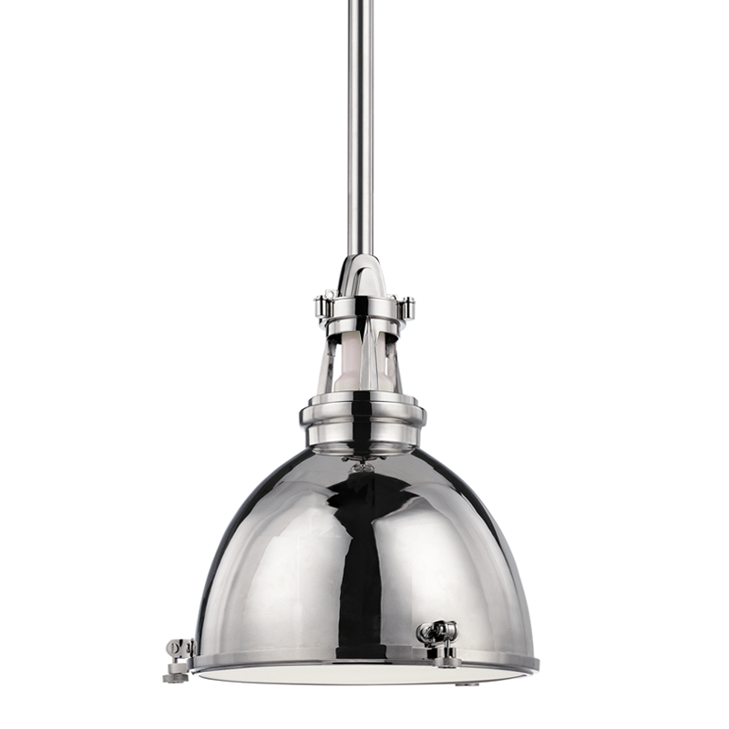 Massena Pendant 15" - Polished Nickel