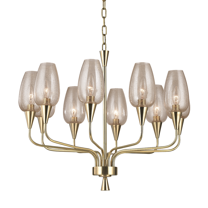 Longmont Chandelier 20" - Aged Brass