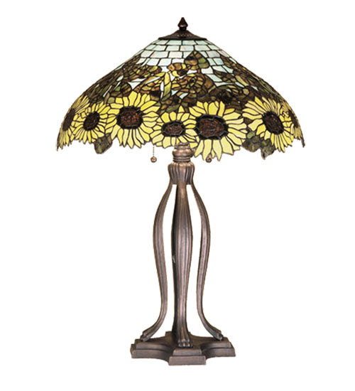 30"H Wild Sunflower Table Lamp