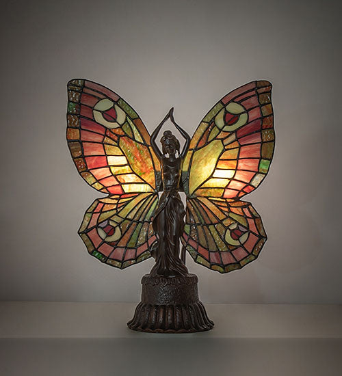 17" High Butterfly Lady Accent Lamp