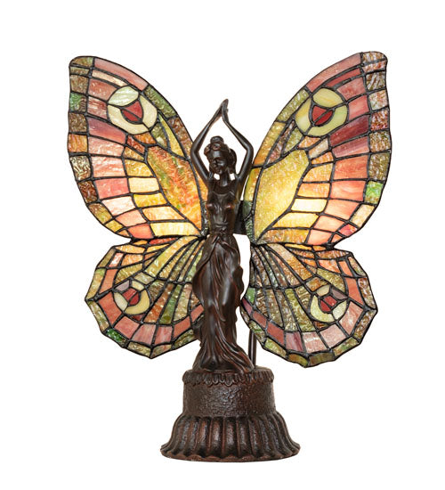 17" High Butterfly Lady Accent Lamp