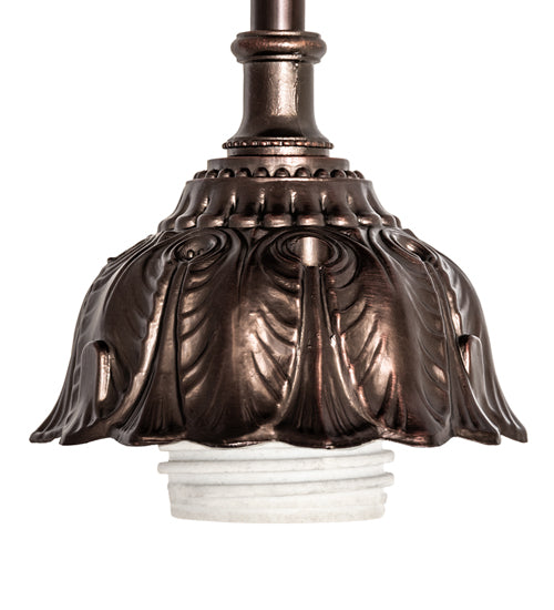 5" Wide Mahogany Bronze 1 Light Pendant Hardware