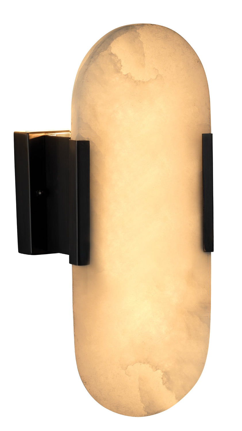 Delphi Wall Sconce-Oil Rubbed Bronze-White