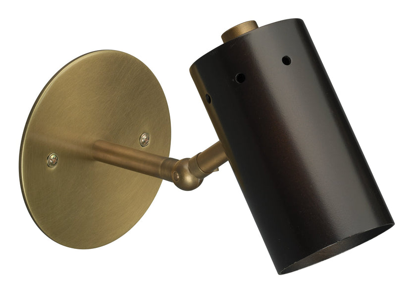 Milano Sconce-Oil Rubbed Bronze-Antique Brass Backplate