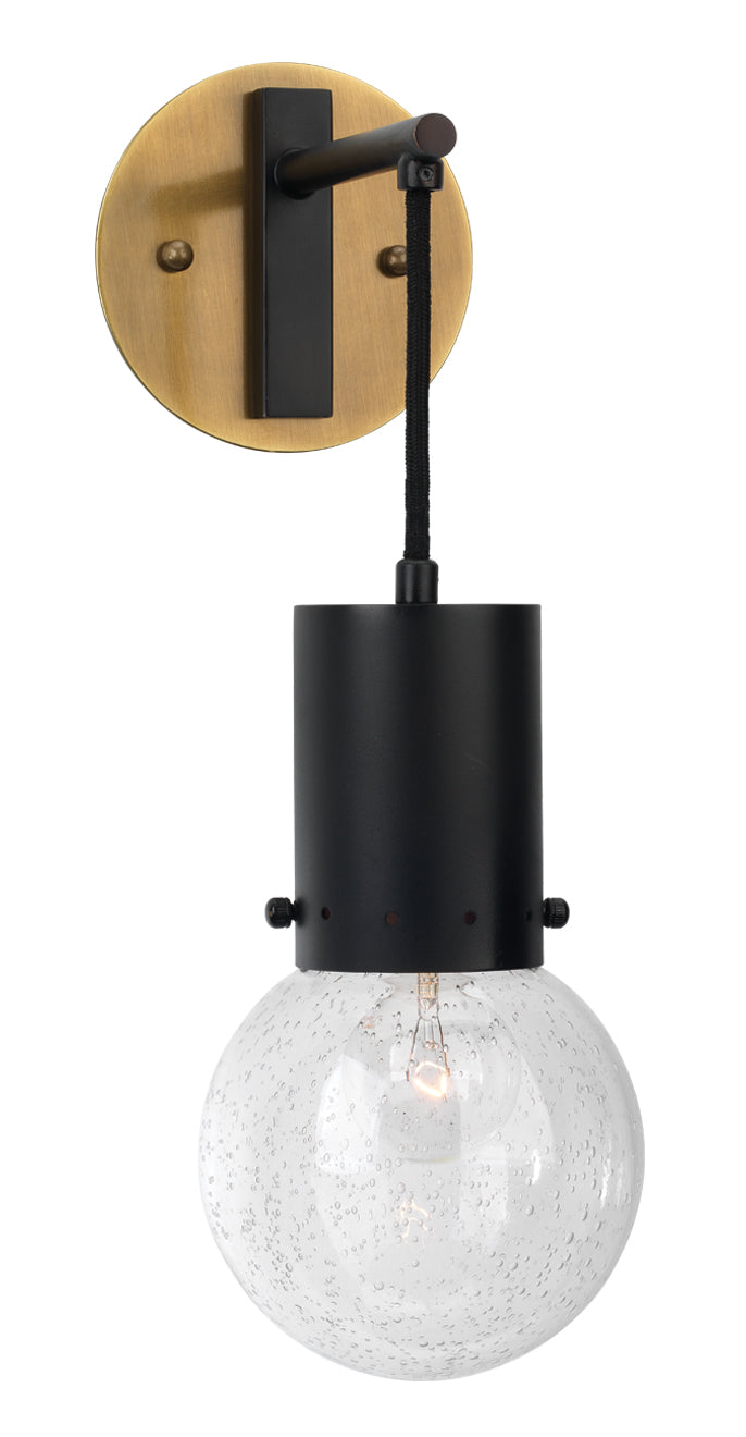 Strada Pendant Sconce-Oil Rubbed Bronze-Clear Glass