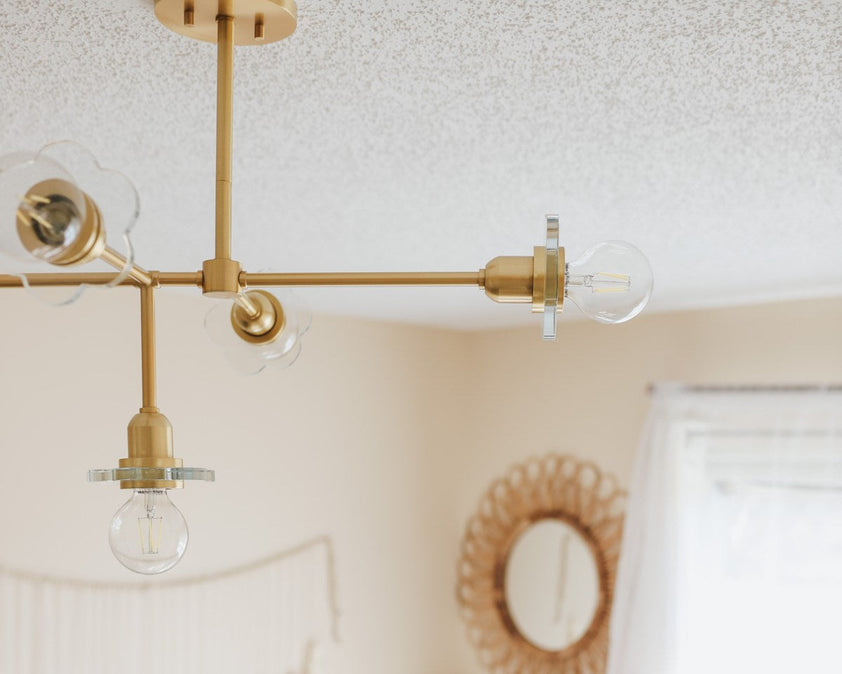 Alexa Chandelier 15" - Aged Brass