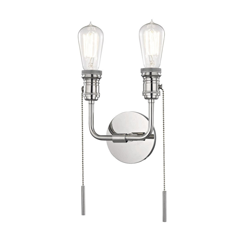 Lexi Wall Sconce 13" - Polished Nickel