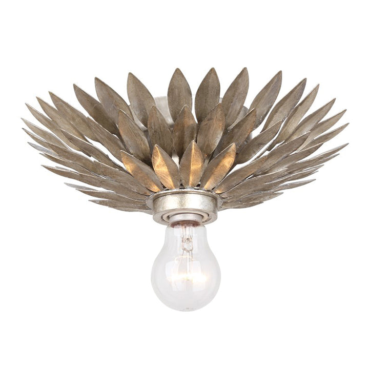 Broche 1 Light Antique Gold Sconce