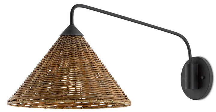 Basket Swing-Arm Wall Sconce