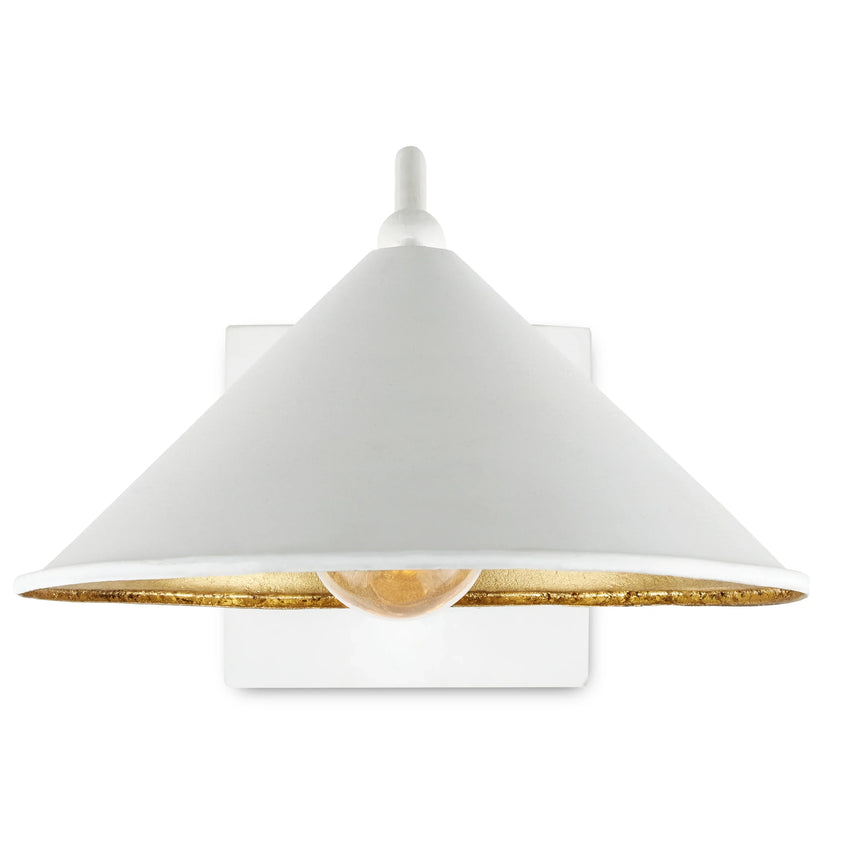 Serpa Single White Wall Sconce