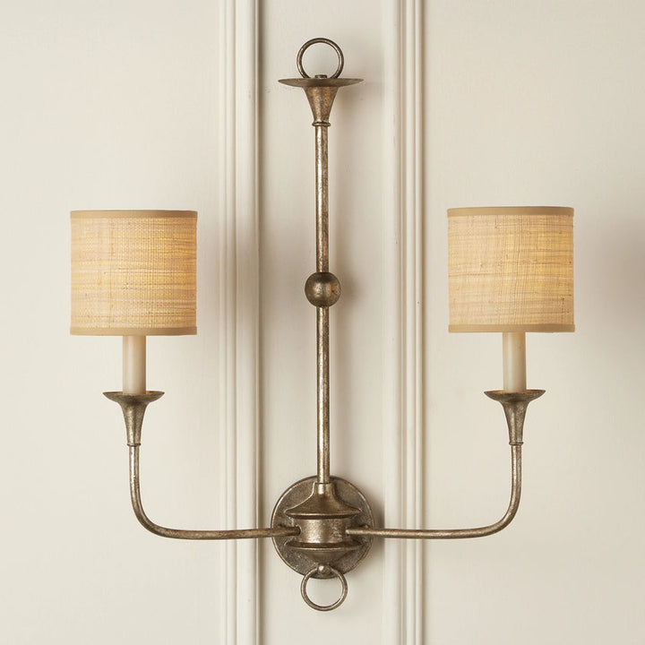 Nottaway Champagne Large Wall Sconce