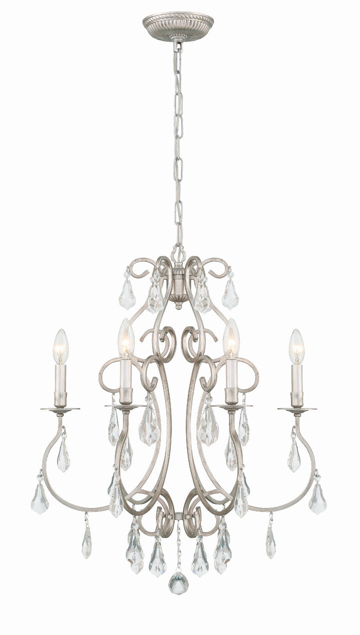 Crystorama Ashton 6 Light Swarovski Strass Crystal English Bronze Chandelier